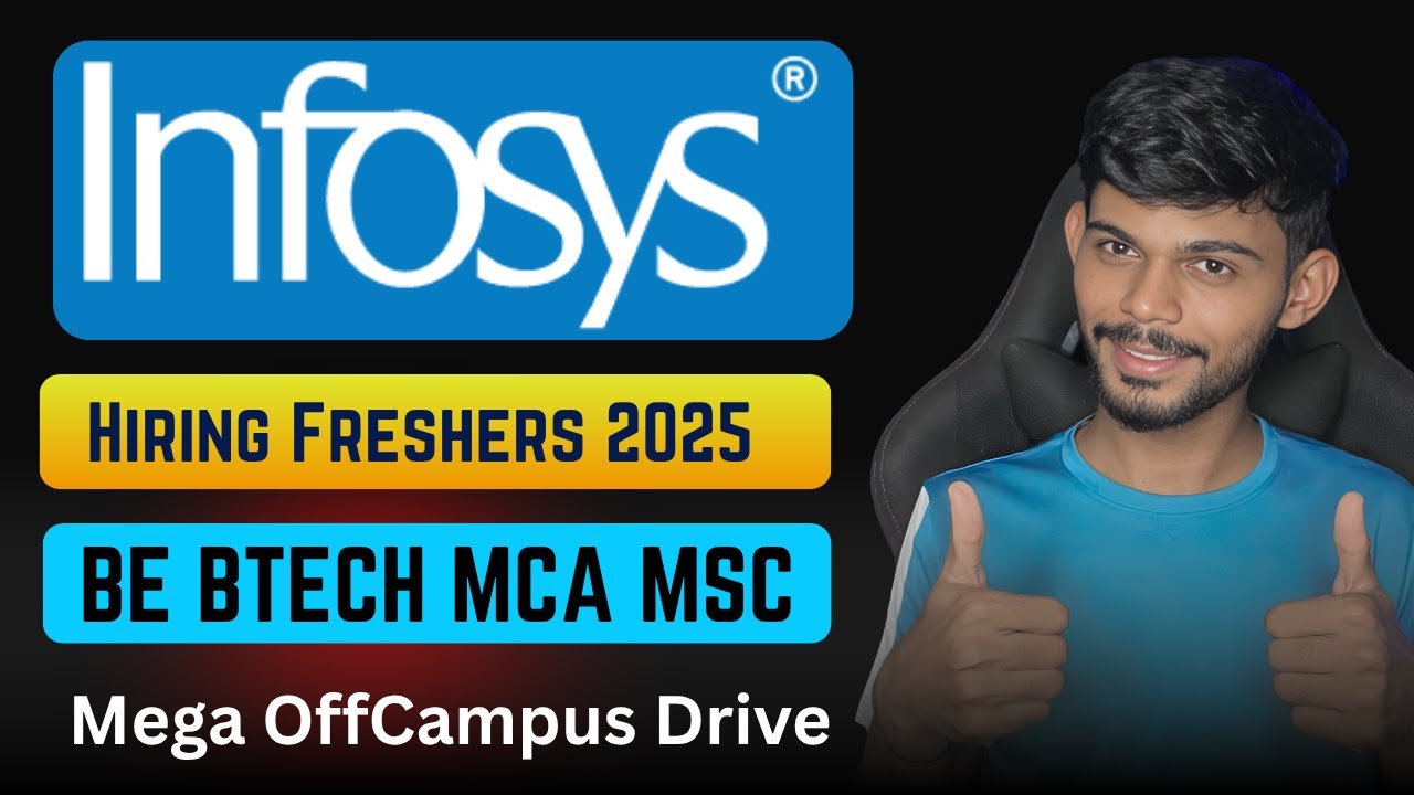 Infosys Mega Hiring Freshers 2024 & 2025 | Apply Now - YouTube