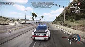 PS4 Need For Speed Hot Pursuit Remastered Porsche 911 Turbo (Police) (Escape To The Beach) W/Music