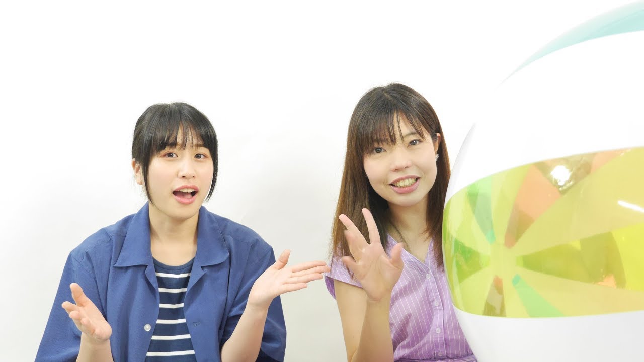 大きなビーチボールを口で膨らませてみる（２）