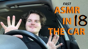 Fast & Aggressive ASMR in the Car 18 lofi Hand Sounds, Invisible triggers,Gripping&Scratching+Visual