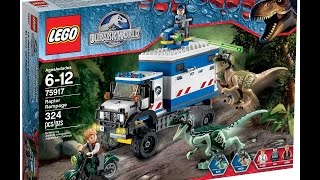 Jurassic World Lego Raptor Rampage Speed Build Review