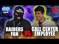 Raiders fan roasted by call center employee i roast battle comedy