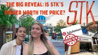First Time Eating at Disney Springs STK - Is It Worth It? We Checked Out The BRAND NEW Lululemon!