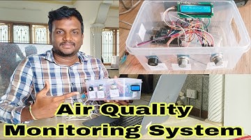 Air Quality Monitoring and Alert System using Arduino with MQ135,MQ2,MQ7 & Dust Sensor