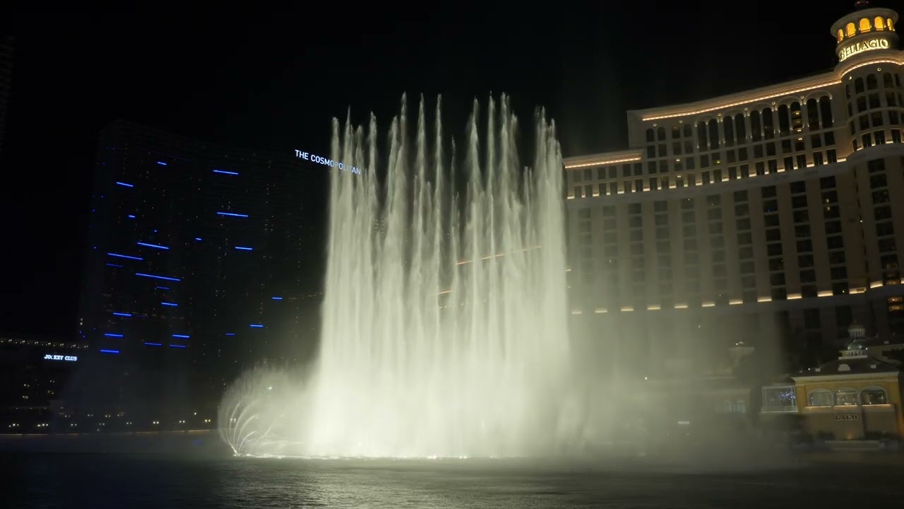 Fountains of Bellagio - Beautiful Day (January 2025)