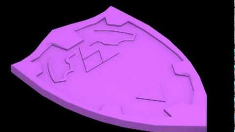 3DS Max Model - Hyrulian Shield (In The Works)