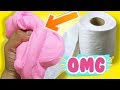 PROBANDO!! SLIME💦CON PAPEL DE BAÑO ✰DESMINTIENDO RECETAS POPULARES!!