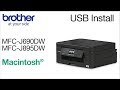 Install MFCJ895DW or MFCJ690DW with USB - Macintosh