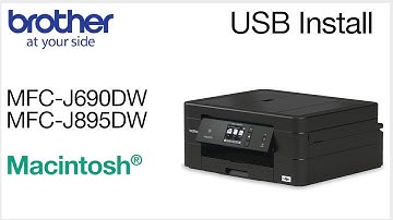 Install MFCJ895DW or MFCJ690DW with USB - Macintosh