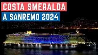 CROCIERA FESTIVAL DI SANREMO 2024 a bordo di COSTA SMERALDA prezzi e VIP a bordo