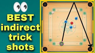 Carrom pool best indirect trick shots ll Part 102 ll #Shorts screenshot 1
