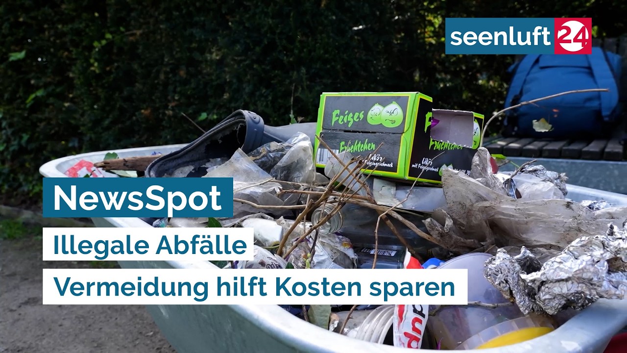 NewsSpot: Illegale Abfälle - Vermeidung hilft Kosten sparen