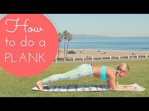 How to do a Plank CORRECTLY! - Plank Technique