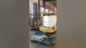 video fully automatic pallet wrapping machine | Yuapck
