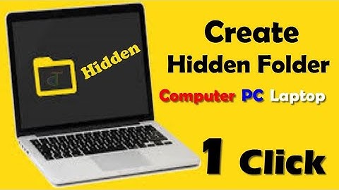 How to Create Hidden Folder in Computer/Pc/Laptop || Amazing Computer Tips and Tricks 2020