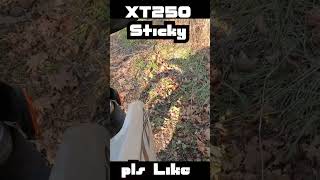 XT250 Gets Sticky