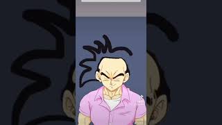 Vegeta with Goku’s hair #shorts screenshot 4