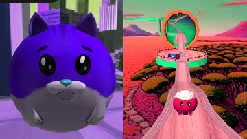 Going Balls Vs Reverse Balls Fast Run Gameplay - 321