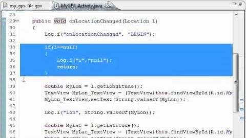 Chapter 5.4 --- onLocationChanged()