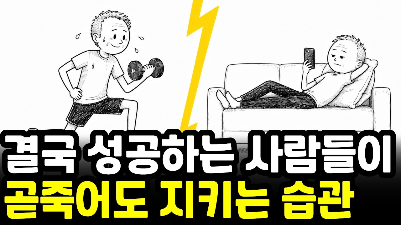성공한 사람들에게만 공통적으로 발견되는 놀라운 습관. "의지"가 아닌 충격적인 이유. 일상심리학