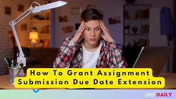 How to Grant Assignment Deadline Extension #moodle #education #elearning #student #teacher #edtech