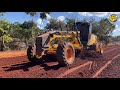 PATROL TRATANDO MATERIAL PARA BASE/Motoniveladora/Patrola/Road Grader/Motor Grader/Niveleuse GD655.