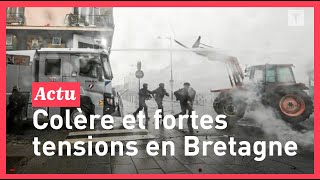 Colère des pêcheurs, clash avec CRS... les images impressionnantes de cette journée en Bretagne