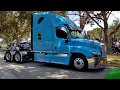 custom peterbilt and Freightliner owned by SO.CAL EXPRESS