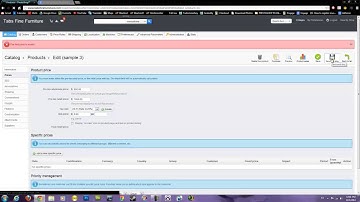 Add or edit Products on Prestashop