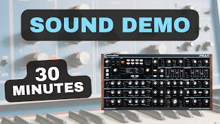 Novation Peak ► Sound Demo [30 MINUTES]