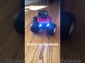 Scx24 Deadbolt old skool monster truck does donuts on big brushless motor needs MORE speed.