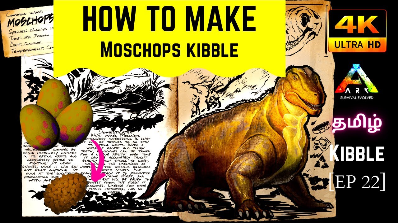 Mr Raptor HOW TO MAKE MOSCHOPS KIBBLE | ARK MOBILE | KIBBLE SERIES EP 22 | MR ...