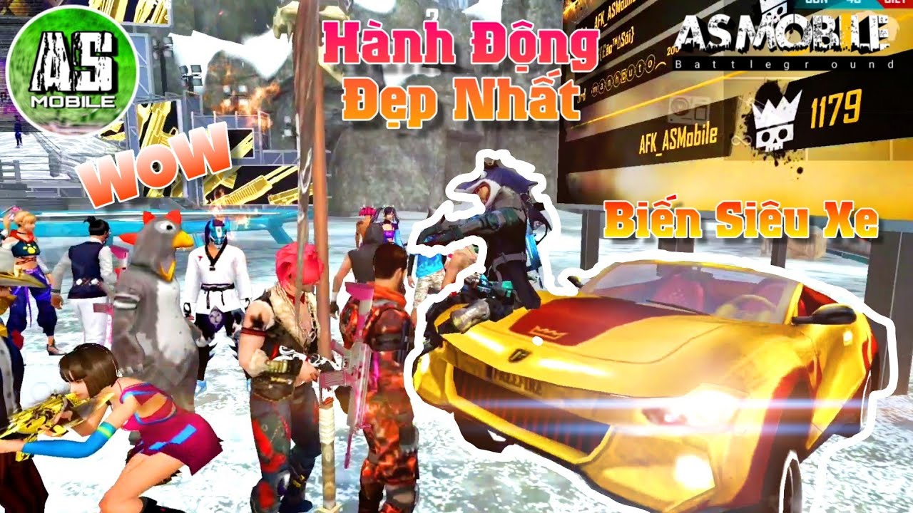 [Garena Free Fire] Hành Động Biến Ra Xe Vàng 999 Cực Ngầu | AS Mobile ...