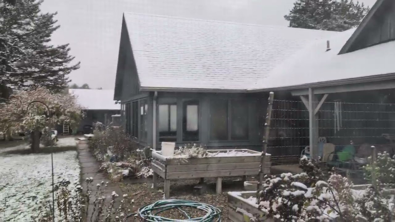 First Snow 2025-26 Season in The Thumb 