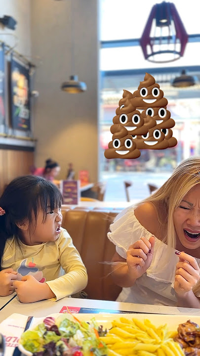Covered my mom with poop 🥴🤣 LeoNata family #shorts