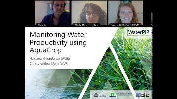 IHE Delft 💧  Monitoring Water Productivity using AquaCrop