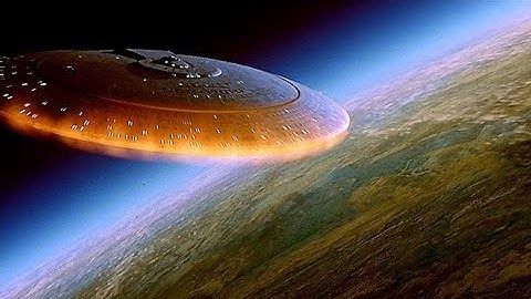 Enterprise D crash landing