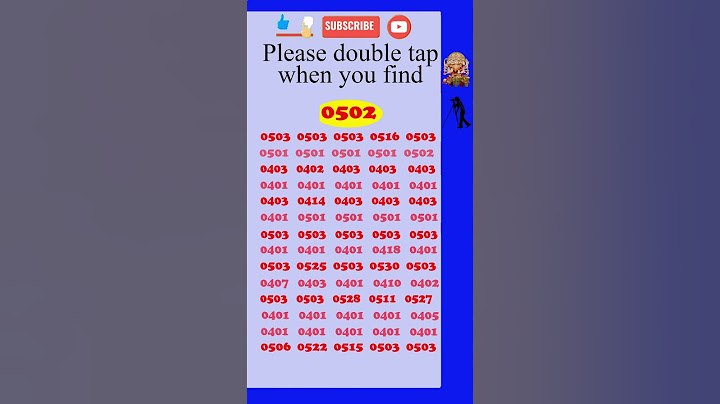 Spot (Find) 0502 in 5 seconds, #observation  #skills , Visual Test,  #search #puzzle #shorts #quiz