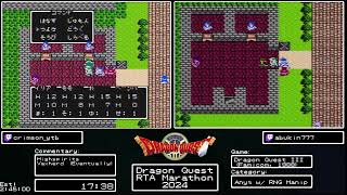 Dragon Quest RTA Marathon 2024 - Dragon Quest III FC by crimson_ytb and Abukin