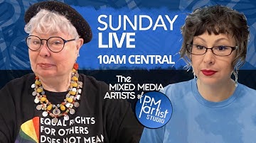 🔵 Get’n Arty Like We Do Gelli Printing Mixed Media