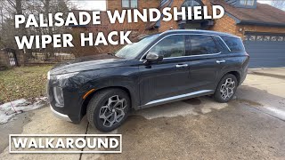 Hyundai Palisade windshield wiper hack