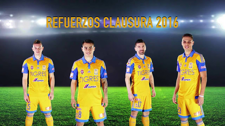 Presentación de los nuevos refuerzos de @TigresOficial para el Clausura 2016. #VamosTigres