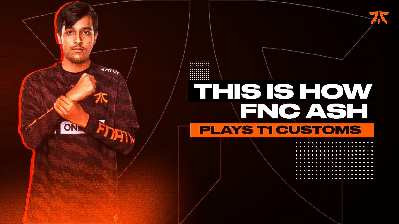 This is how Fnatic Ash plays T1 Customs | Montage | Pubg mobile