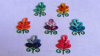 Hand Embroidery | All Over Design | Hand Embroidery School #72