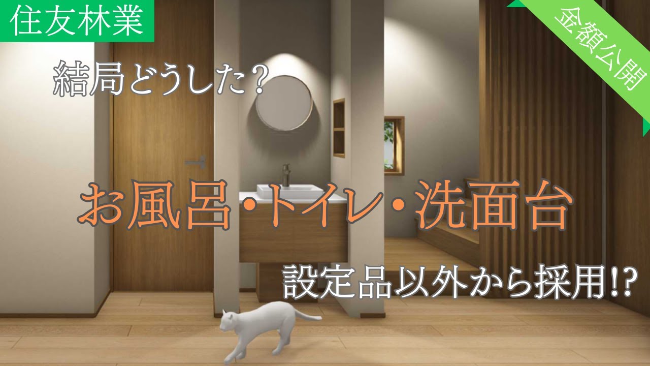 差額分 Sumitomo Forestry] I didn't choose the set items!? Bathroom