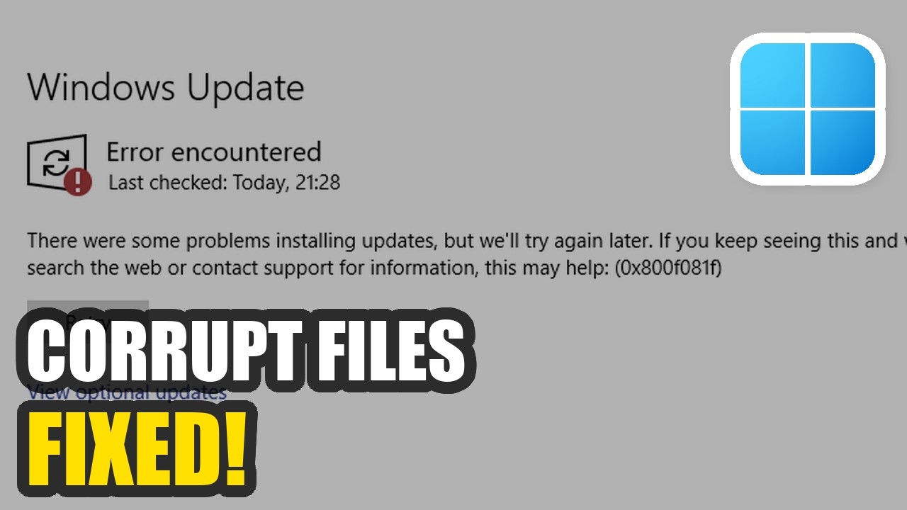 Windows Corrupted Files? Fix With One Command