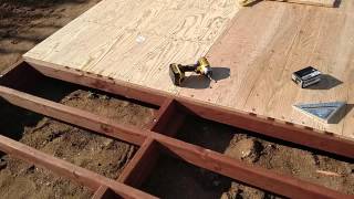 Building a 12 x 8 shed project DIY Just thought I