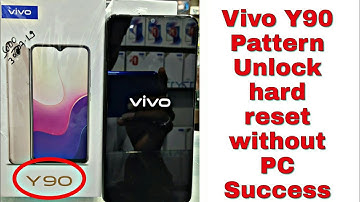 Vivo Y90 Pattern Unlock hard reset without pc