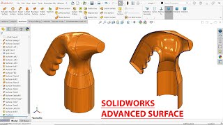 SolidWorks Advanced Surface Tutorial-Nozzle modelling