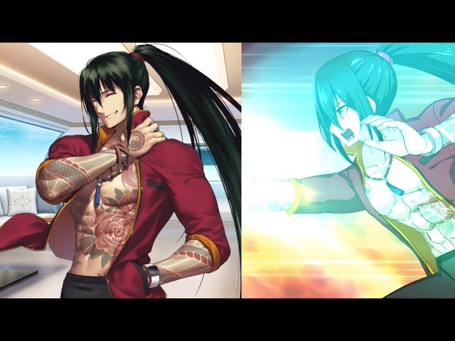 FGO】燕青〔修練着（現代Ver.）〕 霊衣開放＆バトルボイス＆全バトル